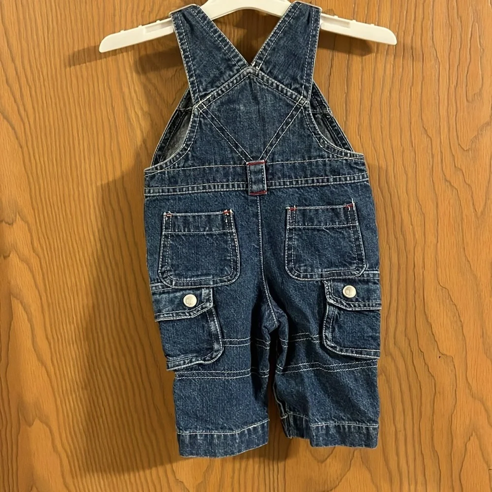 Gymboree Vintage Blue Denim Overalls‎ with Adjustable Straps 3-6M